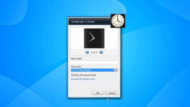 OnlyBLack 2 Clocks Windows 7 Sidebar Gadget смотреть онлайн