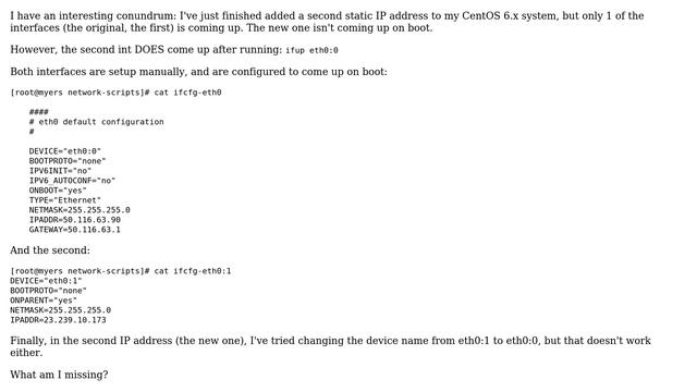 DevOps & SysAdmins: Starting a virtual network interface on boot (3 Solutions!!) смотреть онлайн