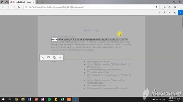 Skärmuppläsning PDF via Microsoft Edge смотреть онлайн