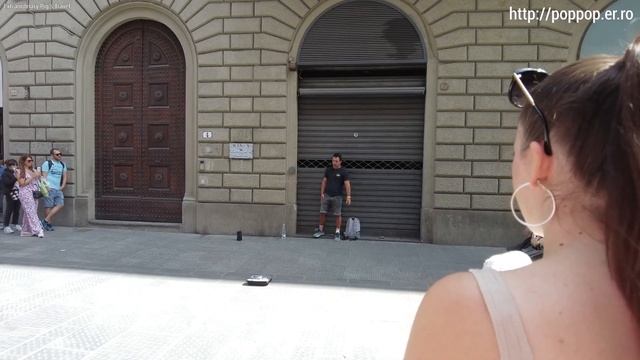 Amazing street opera singer,'O sole mio-Florence,Italy смотреть онлайн