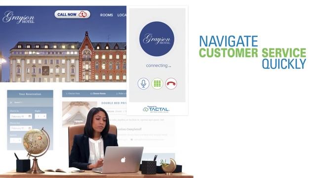 The Secure, Instant Call Button For Your Website | TACTAL by i-Comm Connect смотреть онлайн