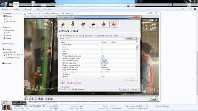 Hotkeys in VLC смотреть онлайн