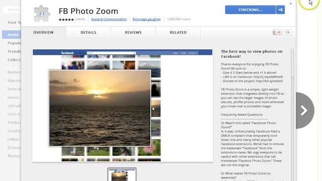 How To Install Facebook Photo Zoom In Chrome смотреть онлайн