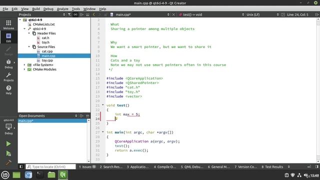 9. Sharing a pointer among multiple objects смотреть онлайн
