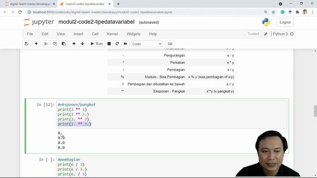 Tipe Data dan Operator pada Pemrograman Python [video 5] смотреть онлайн