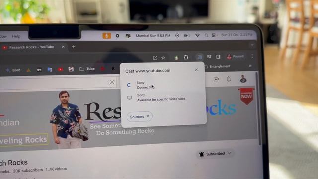 How to Share Google Chrome to TV Screen Mirroring | Cast a Chrome tab on TV смотреть онлайн