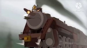 The brave locomotive whistles
