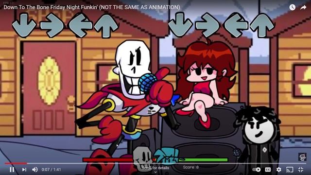 2489 Down To The Bone Friday Night Funkin' NOT THE SAME AS ANIMATION YouTube Google Chrome 2 смотреть онлайн