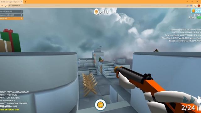 Shell Shockers geometry monster Google Chrome 08 12 2022 6 05 24 PM смотреть онлайн