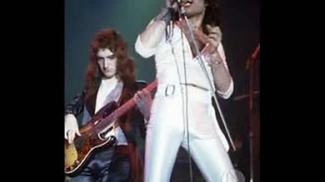 QUEEN . DEATH ON TWO LEGS .  A NIGHT AT THE OPERA . I LOVE MUSIC