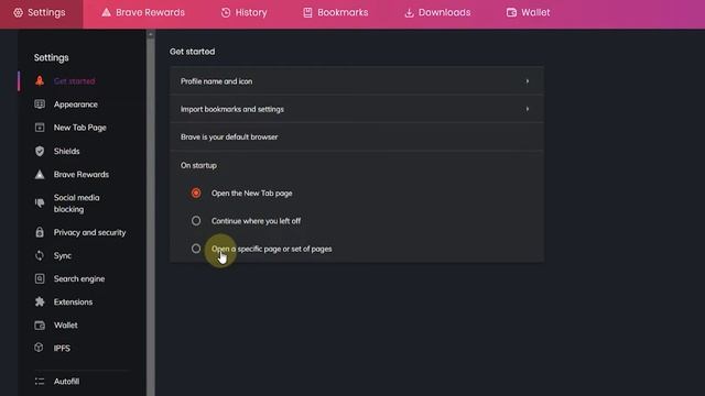 How To Set Start Page In Brave Browser (New Tab Page) смотреть онлайн
