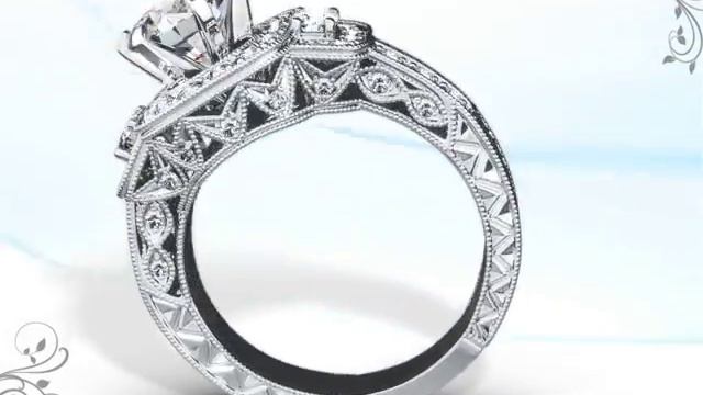 Vanna K Diamond Engagement Ring - Style # 18RO2335DCZ 1 смотреть онлайн