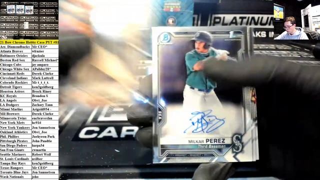 2021 Bowman Chrome Baseball Hobby 12 Box Case Pick Your Team #81 смотреть онлайн
