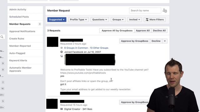 Collect Leads Via Facebook Groups with GroupBoss Chrome Extension смотреть онлайн