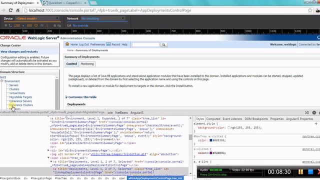 Weblogic server monitoring using CasperJS смотреть онлайн