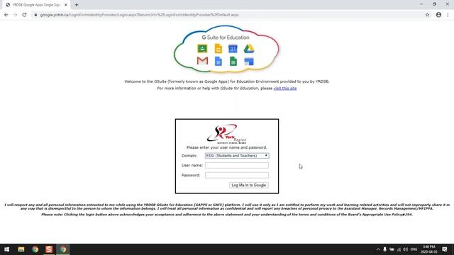 Logging into your YRDSB Google Chrome Account смотреть онлайн