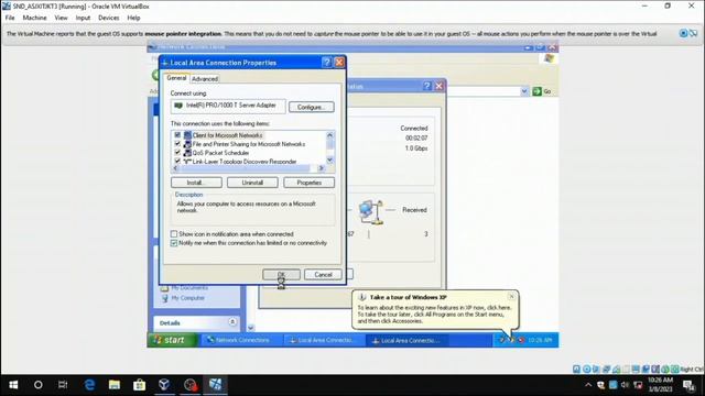 CARA INSTAL WINDOWS XP DAN KONFIGURASI IP ADDRESS DI VIRTUAL BOX смотреть онлайн