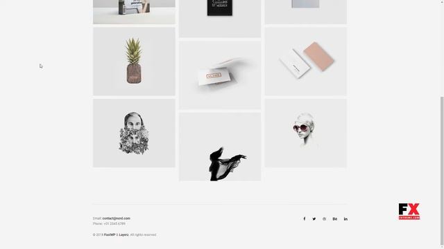 Nord - Minimal Portfolio WordPress Theme Ricki Tristen смотреть онлайн