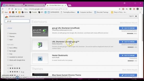 Add Goo.Gl Extension to Chrome Browser