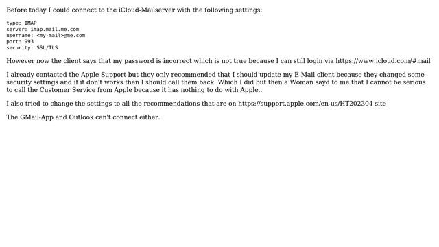 Can't connect to Icloud-Mailserver via Thunderbird смотреть онлайн