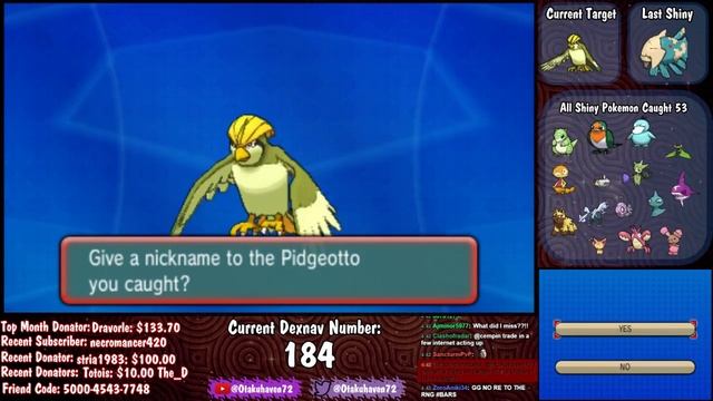 Live Shiny Pidgeotto 184 Dexnav - Pokemon Omega Ruby & Alpha Sapphire смотреть онлайн