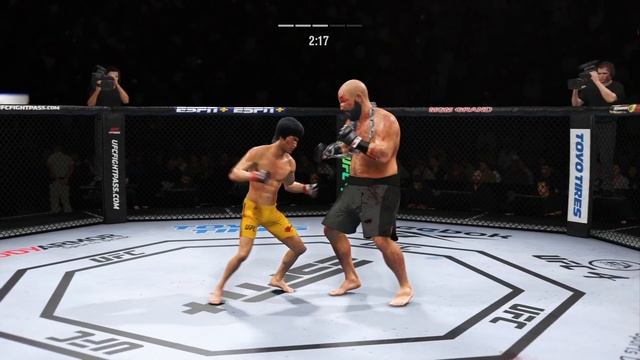 UFC4 Bruce Lee vs Cratos EA Sports UFC 4 смотреть онлайн