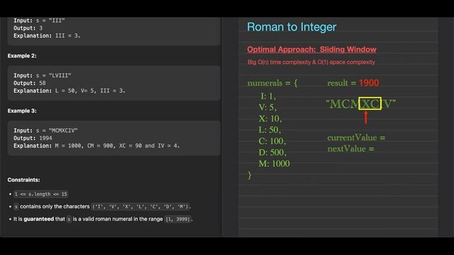 Amazon Interview Technical Question - Sliding Window - Roman To Integer - Leetcode смотреть онлайн