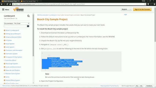 Lumberyard - Example Project (Beach City) Setup смотреть онлайн