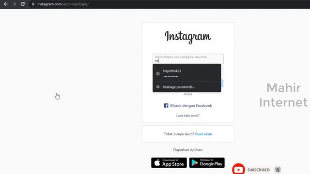 🔴 CARA LOGIN INSTAGRAM LEWAT CHROME - CARA MASUK INSTAGRAM LEWAT LAPTOP смотреть онлайн