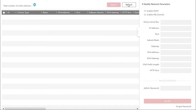 Tuto SADP Hikvision