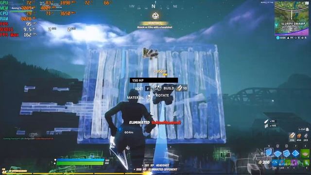 Ryzen 7 1700 GTX 1070 8Gb Fortnite Chapter 2 FPS test real gameplay смотреть онлайн
