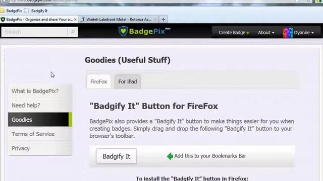 Install Badgify Button on Firefox смотреть онлайн