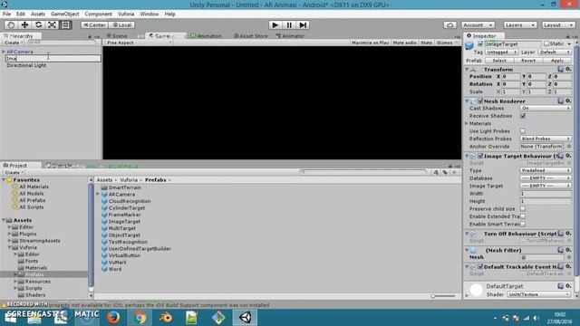 Augmented Reality (AR) Vuforia - Import Animated 3D Object - Mengimport Animasi 3D смотреть онлайн