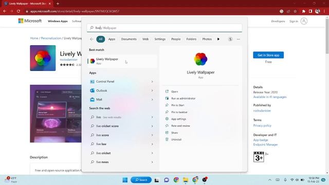 How to apply live wallpaper on desktop or Laptop for Windows 10/11 смотреть онлайн