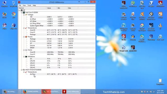 Free Windows Tool to See if your Computer is Heating Up Plus its CPU and Air flow Tempratures смотреть онлайн