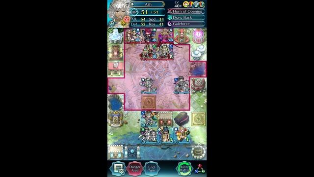 Fire Emblem Heroes Aether Raids Vault of Heaven Light 3: Lyn Galeforce vs Cav Line Pathfinder смотреть онлайн