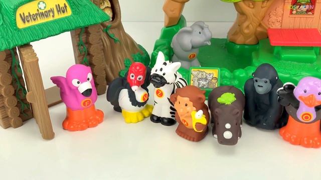 Toy Animals Lot In The ZOO/Alphabetic Little People Animals/Safari Schleich Toys Magical Fun