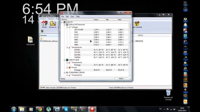 Como saber la temperatura del PC смотреть онлайн