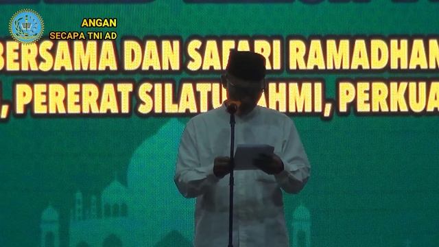 BUKA PUASA BERSAMA DAN SAFARI RAMADHAN KOMANDAN SECAPAAD TAHUN 1445 H/2024 M смотреть онлайн