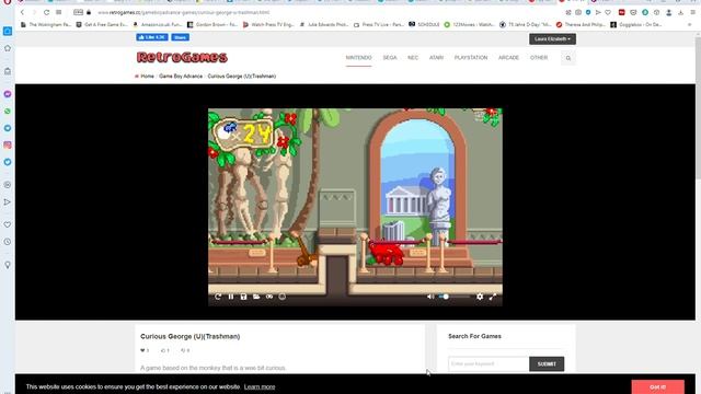Play Game Boy Advance Curious George UTrashman Online in your browser RetroGames cc Opera 2022 смотреть онлайн