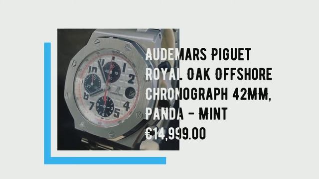 Timeline watches - Audemars Piguet Royal Oak Offshore Chronograph 42MM, Panda - Mint смотреть онлайн