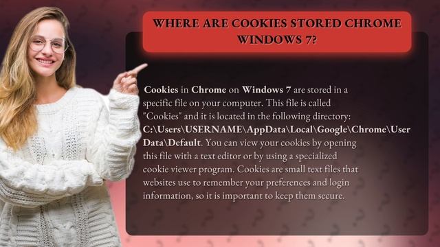 Where are cookies stored Chrome Windows 7? смотреть онлайн