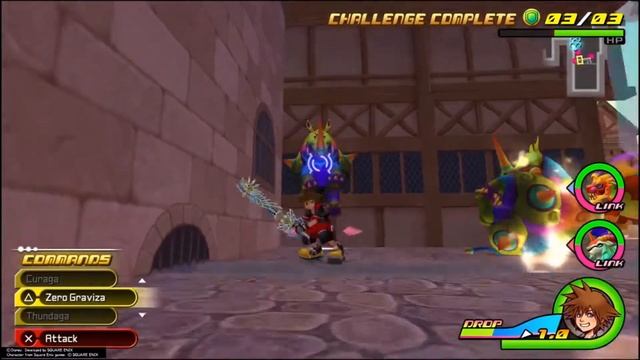 Kingdom Hearts: Dream Drop Distance - Brave Challengers Trophy смотреть онлайн