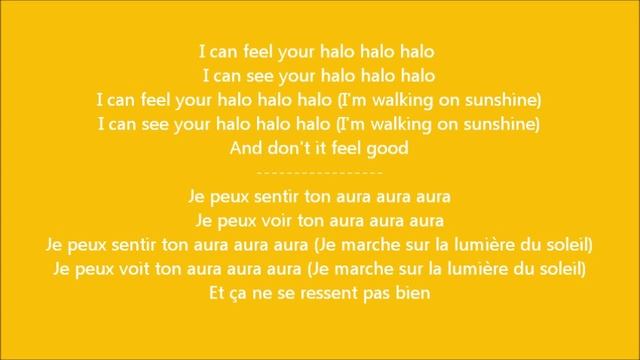 Glee - Halo/Walking on sunshine / Paroles & Traduction смотреть онлайн