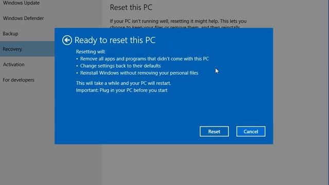 How to Reset Windows 10 to Factory Default Settings (Without Installation Disc) смотреть онлайн