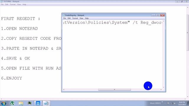 How To Enable Registry & Task Manager in All Windows смотреть онлайн