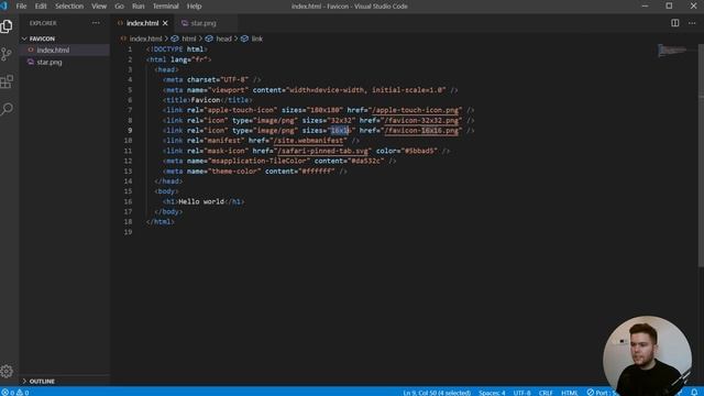 Créer et implémenter une Favicon. смотреть онлайн