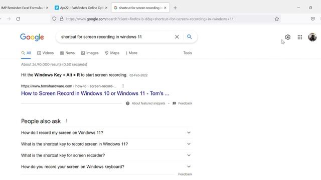 shortcut for screen recording in windows 11 Google Search — Mozilla Firefox 2022 04 29 11 14 42 смотреть онлайн