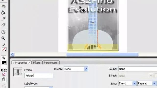 Flash Tutorial - Membuat Kreasi pada Button dengan Action Script 2 смотреть онлайн