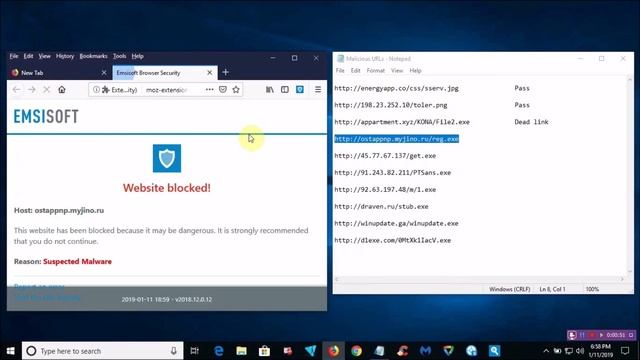 Emsisoft Browser Security Tested! смотреть онлайн